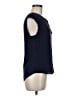 Talbots 100% Silk Blue Sleeveless Silk Top Size 6 - photo 4