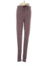 Shein 100% Polyester Tweed Burgundy Purple Casual Pants Size 4 - photo 1
