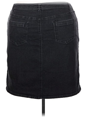 Jessica London Denim Skirt (view 2)