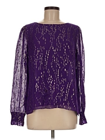 Lilly Pulitzer Long Sleeve Silk Top (view 1)