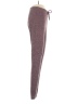Shein 100% Polyester Tweed Burgundy Purple Casual Pants Size 4 - photo 4