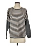 French Connection 100% Acrylic Stripes Gray Pullover Sweater Size S - photo 1