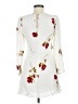 Reformation 100% Polyester Floral Ivory Casual Dress Size 8 - photo 2