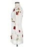 Reformation 100% Polyester Floral Ivory Casual Dress Size 8 - photo 5