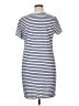 Universal Thread 100% Cotton Stripes Blue Casual Dress Size XL - photo 2