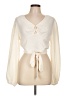 And Now This 100% Polyester Ivory Long Sleeve Blouse Size L - photo 1