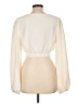 And Now This 100% Polyester Ivory Long Sleeve Blouse Size L - photo 2