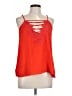 Alya 100% Polyester Orange Sleeveless Blouse Size L - photo 1