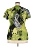 Cato 100% Polyester Green Short Sleeve Blouse Size 18 - 20 - photo 2