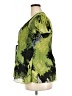 Cato 100% Polyester Green Short Sleeve Blouse Size 18 - 20 - photo 5