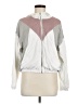 Zyia Active 100% Cotton Color Block White Track Jacket Size M - photo 1