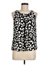 Elle 100% Rayon Black Sleeveless Blouse Size M - photo 1