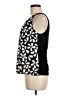 Elle 100% Rayon Black Sleeveless Blouse Size M - photo 5