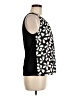 Elle 100% Rayon Black Sleeveless Blouse Size M - photo 4