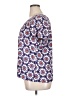 Boden Graphic Blue Short Sleeve Blouse Size 16 - photo 5