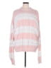 Christian Dior 100% Cotton Stripes Pink Vintage Pullover Sweater Size XL - photo 1