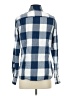 Tommy Hilfiger Checkered-gingham Blue Long Sleeve Button-Down Shirt Size S - photo 2