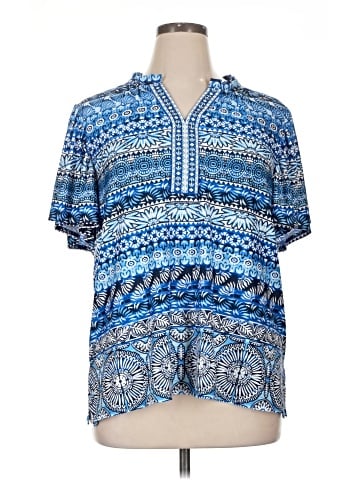 Ruby Rd. Short Sleeve Blouse (view 1)