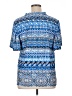 Ruby Rd. Blue Short Sleeve Blouse Size XL - photo 2
