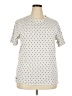 Threadbare Polka Dots Ivory Short Sleeve Top Size XXL - photo 1