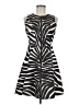 MICHAEL Michael Kors Animal Print Black Cocktail Dress Size 8 - photo 1