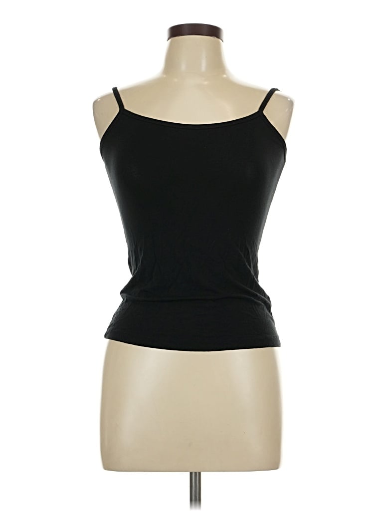 Pre-owned Unbranded Tank Top Black Strapless Neckline Tops