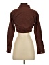 Obey 100% Cotton Brown 3/4 Sleeve Button-Down Shirt Size XS - photo 2