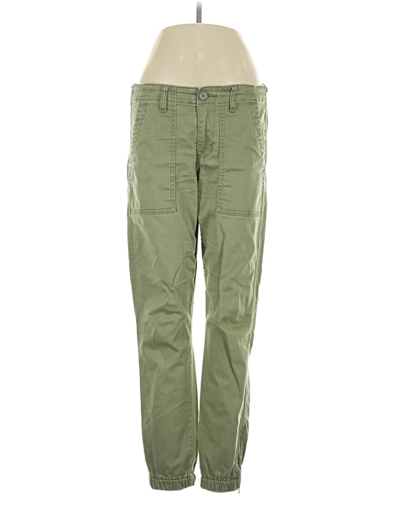 Pre-owned Cabi Cargo Pants In Green