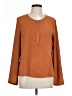 Shein 100% Polyester Brown Long Sleeve Blouse Size L - photo 1