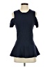 Bebe Blue Short Sleeve Top Size S - photo 1