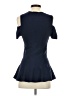 Bebe Blue Short Sleeve Top Size S - photo 2