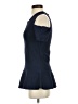 Bebe Blue Short Sleeve Top Size S - photo 5