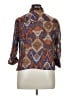 Ruby Rd. Print Brown 3/4 Sleeve Blouse Size 14 - photo 2