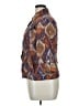 Ruby Rd. Print Brown 3/4 Sleeve Blouse Size 14 - photo 5