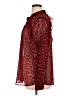 Rachel Roy Collection 100% Polyester Animal Print Red Long Sleeve Blouse Size 16 - photo 5