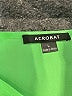 Acrobat 100% Silk Green Sleeveless Silk Top Size L - photo 7