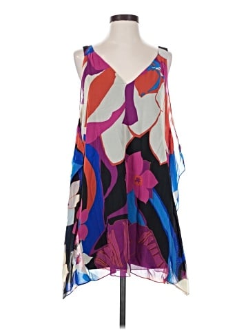 Tibi Sleeveless Silk Top (view 1)