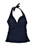 Athleta Solid Blue Swimsuit Top Size M (tall) - photo 2