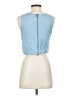 Forever New 100% Lyocell Blue Sleeveless Blouse Size 4 - photo 2