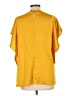 Worthington Yellow Short Sleeve Blouse Size L (tall) - photo 2