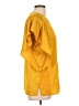 Worthington Yellow Short Sleeve Blouse Size L (tall) - photo 4