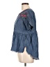 Cato Blue Short Sleeve Blouse Size L - photo 5