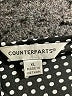 Counterparts 100% Polyester Polka Dots Black Short Sleeve Top Size XL - photo 7