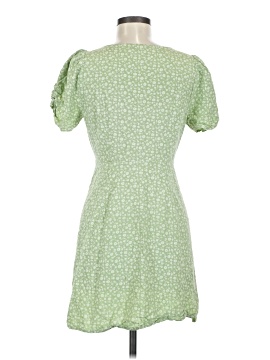Madewell V-Neck Button-Front Mini Dress in Ditsy Daze (view 2)