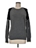 Equipment Color Block Gray Pullover Sweater Size M - photo 1