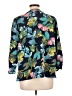 D&Co. Floral Teal 3/4 Sleeve Blouse Size L - photo 2
