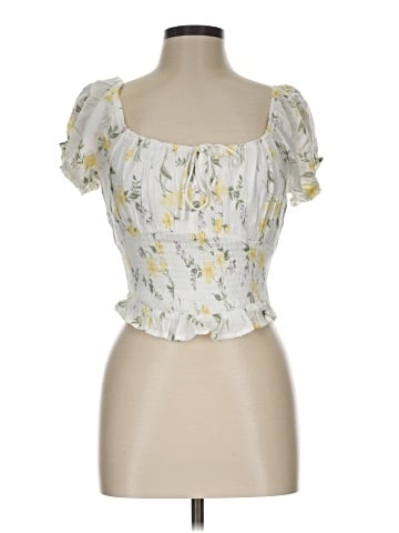Hollister Short Sleeve Blouse (view 1)