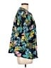 D&Co. Floral Teal 3/4 Sleeve Blouse Size L - photo 4