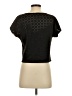 June Ambrose Black Short Sleeve Top Size XS - photo 2