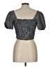 Sienna Sky 100% Polyester Black Short Sleeve Blouse Size L - photo 2